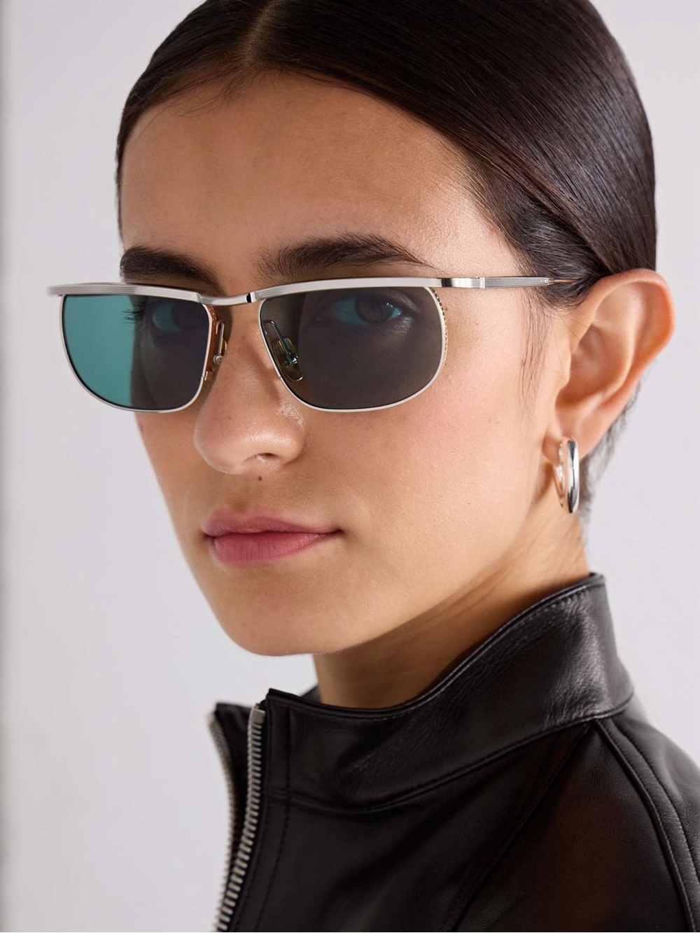 Jacques Marie Mage Melville Silver Frame Sunglasses